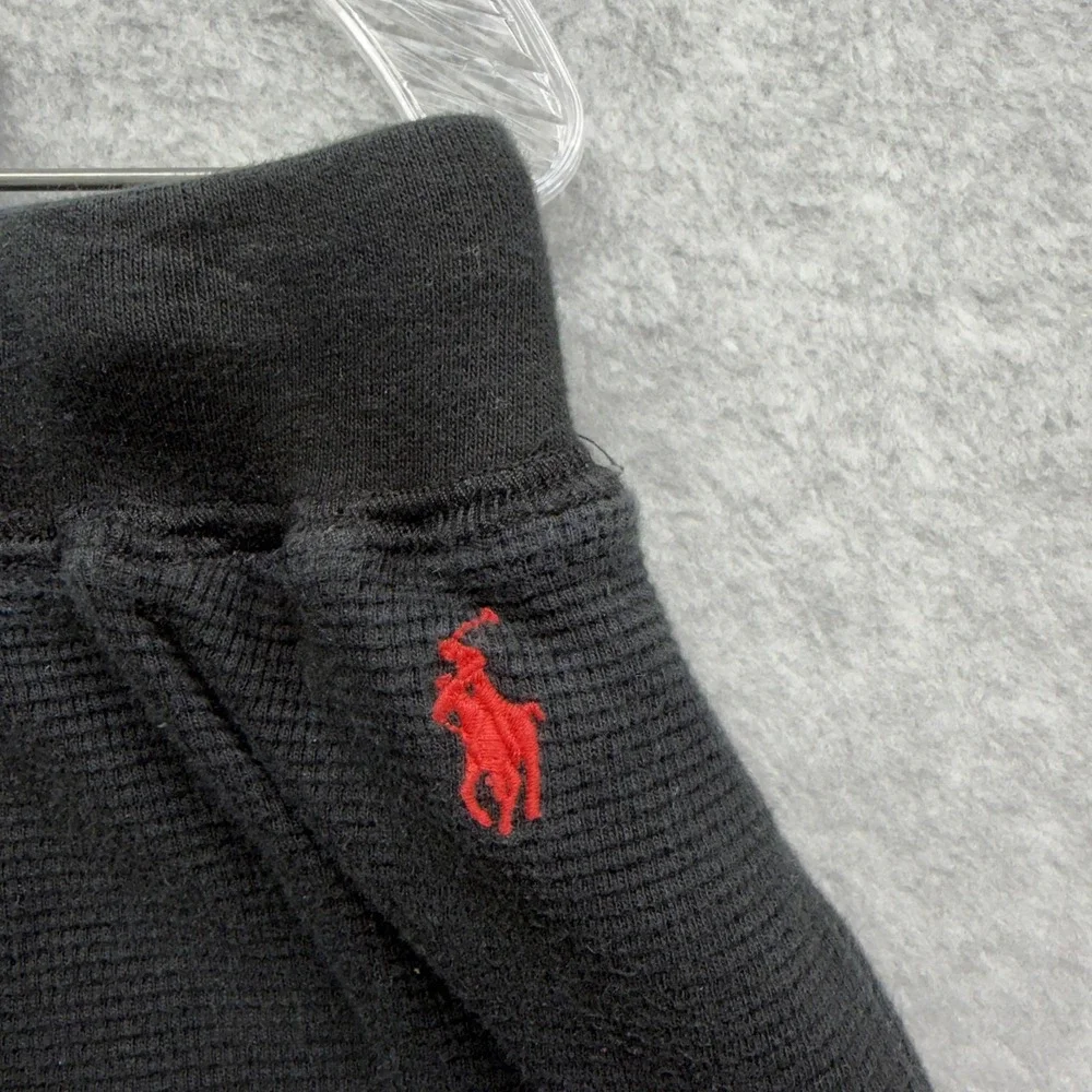 Polo by Ralph Lauren Black Sweatpants with Red Pony